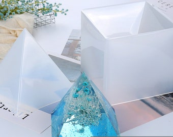 Pyramid resin mold, epoxy resin mold for jewelry/ Petite to Large Pyramid  for Home Decoration/Table Decoration