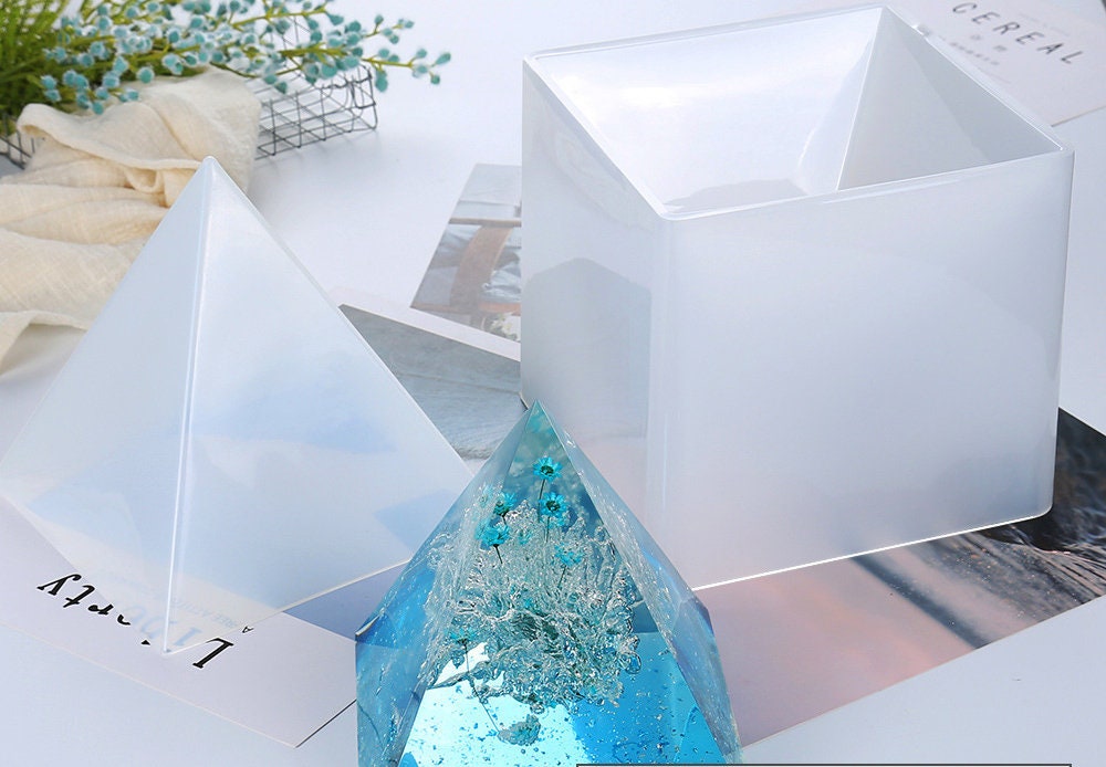 Pyramid Resin Mold, Epoxy Resin Mold for Jewelry/ Petite to Large Pyramid  for Home Decoration/table Decoration 