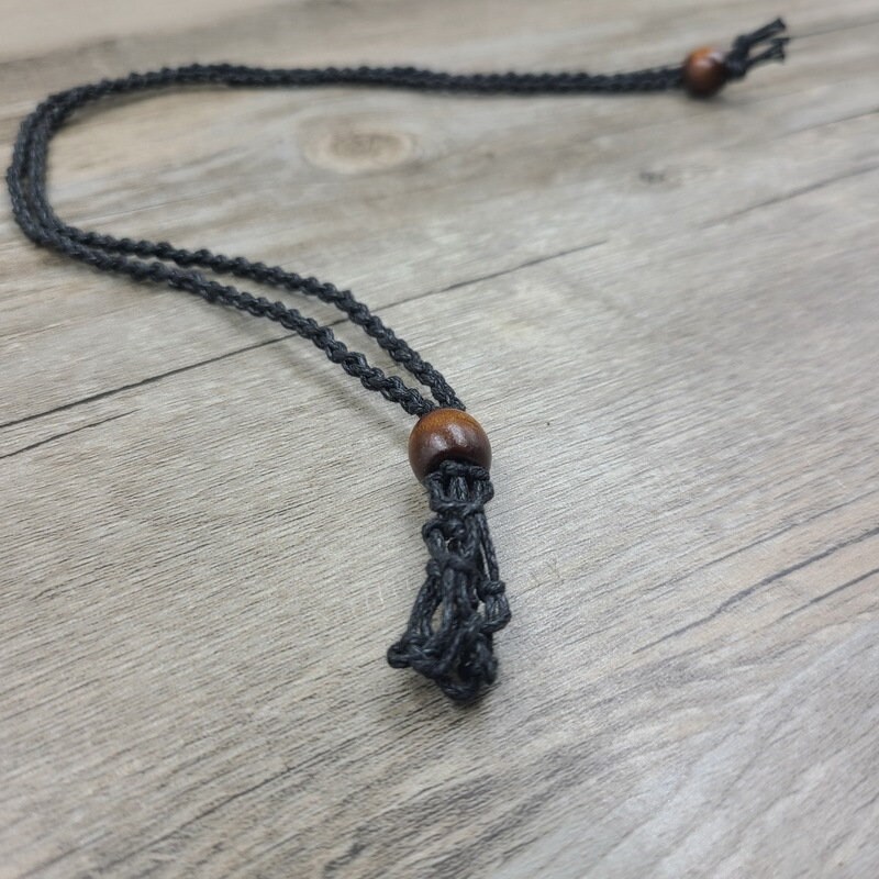 Kit 3 Cordons De Collier Réglables Pour Pierres Brutes - Support Pendentif Vide, Corde En Cire - DIY Bijoux