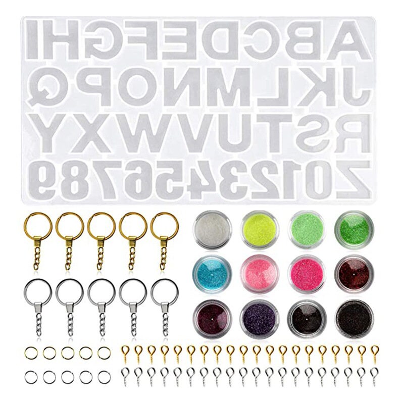 Resin Jewelry Making Kit 240 Pcs Silicone Epoxy Resin Mold Set Keychain  Starter Kit Bundle With Pigments Tools Included For Resin Beginners Adults  Ki - Imported Products from USA - iBhejo