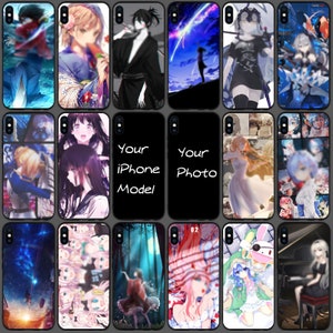 Custom yours- Pack of 2 Your Own Cartoon Figure Animation Image Tempered Glass Case Phone Case - Tempered Glass Case with Full Protection