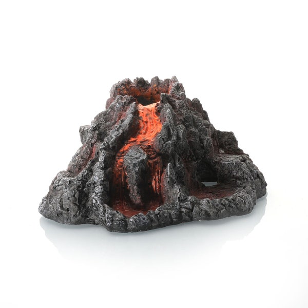 Résine Artisanat Art-Creative Volcan Micro Scène Modèle Bureau Ornement Art Résine Solide Ornement