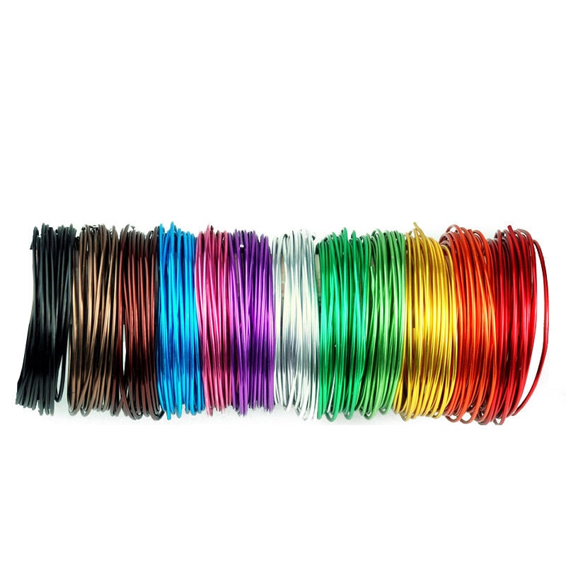 PATIKIL Fil En Aluminium De Calibre 20 De 0,8 Mm Pour La Fabrication De Bijoux Et Les Emballages Métalliques, 20 M, Vert Gazon