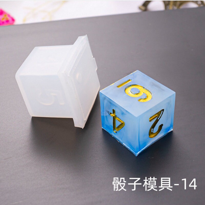 Fillet Mold Diy Dice Mold Resin Mold Round Corner Fillet Square Triangle Digital ...