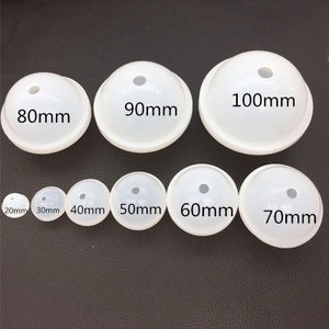 Resin silicone mold/Mould, Sphere/Ball Shape for DIY Jewelry / Decoration 20/30/40/50/60/70/80/90/100mm