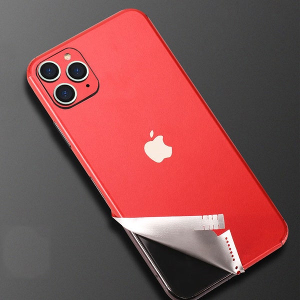 Custom yours- Pack of 5 Color Change Phone Stick Back Film with Full Protection for iPhone 6-13 Pro /Max / Mini