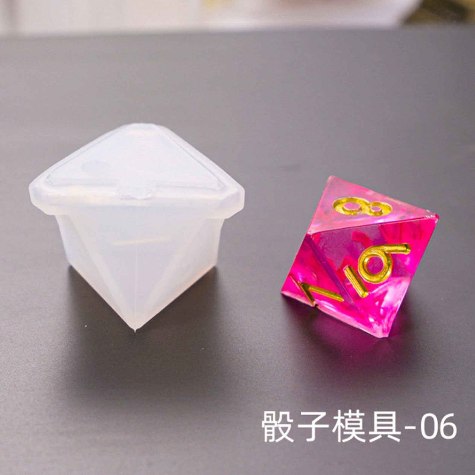 Fillet Mold Diy Dice Mold Resin Mold Round Corner Fillet Square Triangle Digital ...