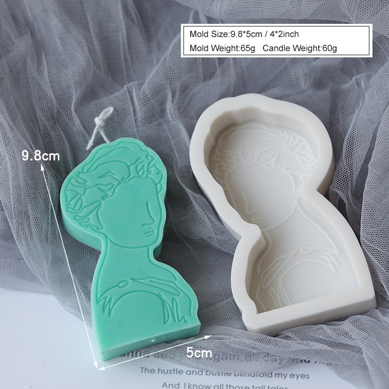 Simple Design Candle Silicone Mold Candle Aromatherapy Mold Etsy