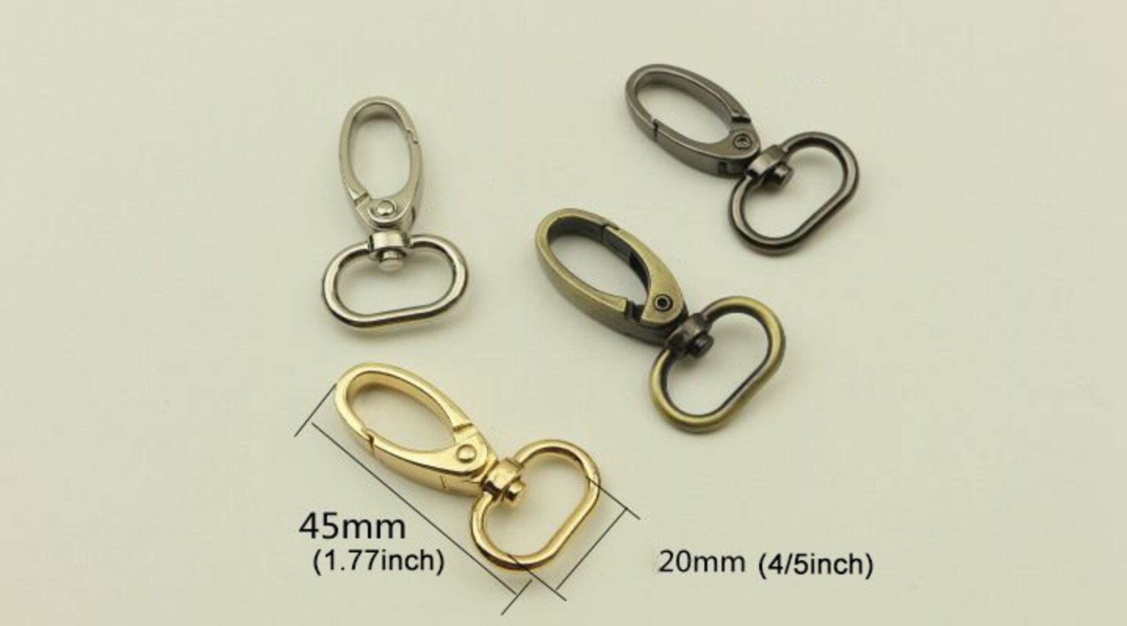 10pcs Swivel Clasps Spring Snap Hook Lanyard Clasp Metal Etsy