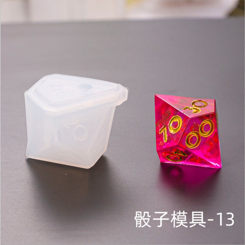 Fillet Mold Diy Dice Mold Resin Mold Round Corner Fillet Square Triangle Digital ...