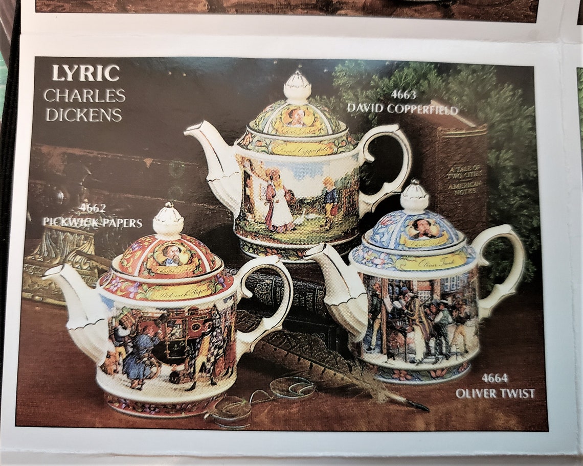Sadler Teapot Oliver Twist Teapot Charles Dickens Tea Pot Etsy