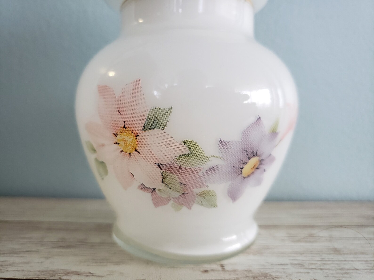 Frosted Glass Ginger Jar With Lid & Floral Design Ginger Jar Etsy UK