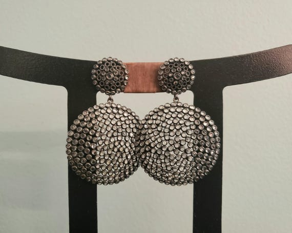 Sterling Silver Double Drop Dangling Earrings - image 2