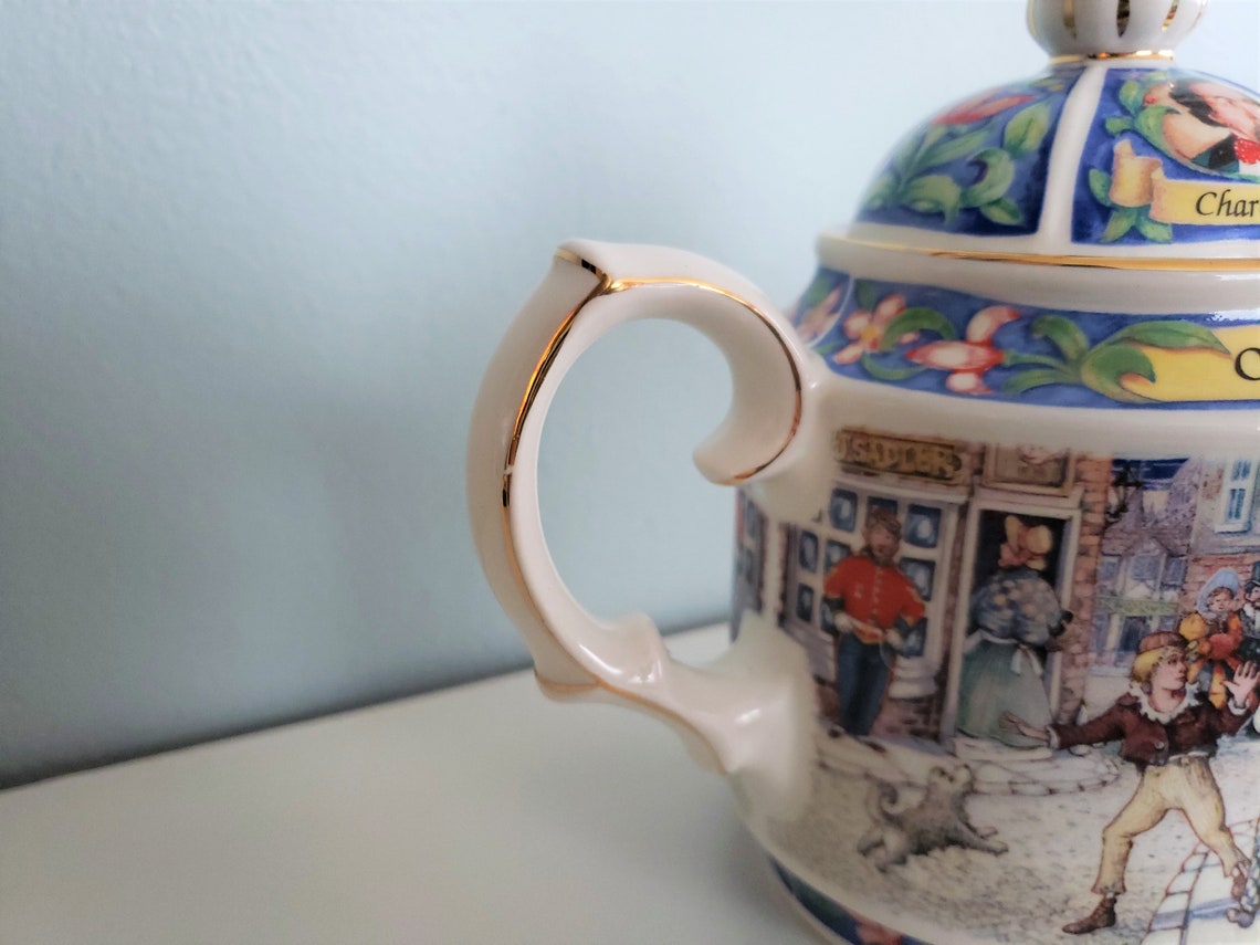 Sadler Teapot Oliver Twist Teapot Charles Dickens Tea Pot Etsy