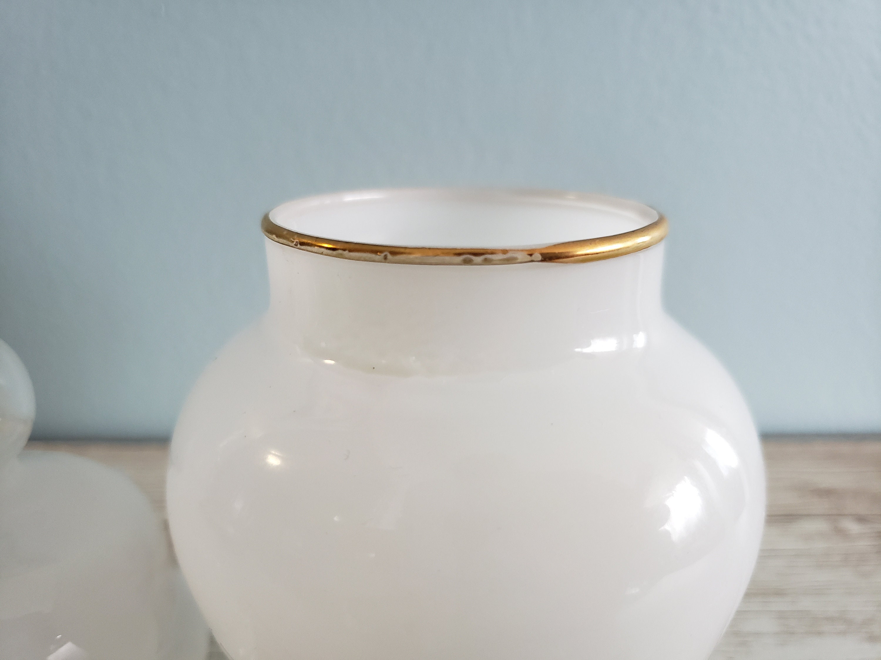 Frosted Glass Ginger Jar With Lid & Floral Design Ginger Jar Etsy UK