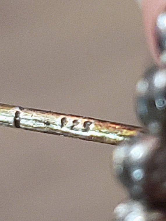 Sterling Silver Double Drop Dangling Earrings - image 7