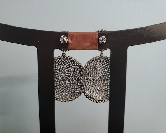 Sterling Silver Double Drop Dangling Earrings - image 9