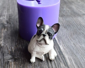 3D Dog Cake Decoration Mold,  Dog Shaped Fondant Mold Handmade Soap Mold DIY Candle mold