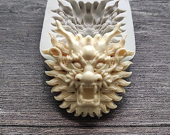 lion dragon fondant cake silicone mold, chocolate mold, cake dessert decoration baking mold, jelly pudding clay molds