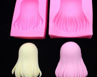 DIY long hair shape silicone mold cake mold Kitchen Baking Products chocolate cake decorating tool