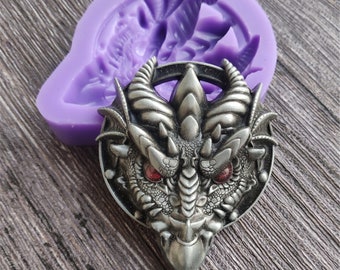 DIY Dragon's Head Silicone Cake Mold Baking Fondant Clay Mold DIY Chocolate Decoration Mold