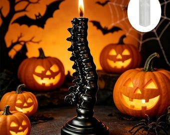 Halloween Spine Silicone Mold, Bent Spinal Column Candle Resin Craft Tool