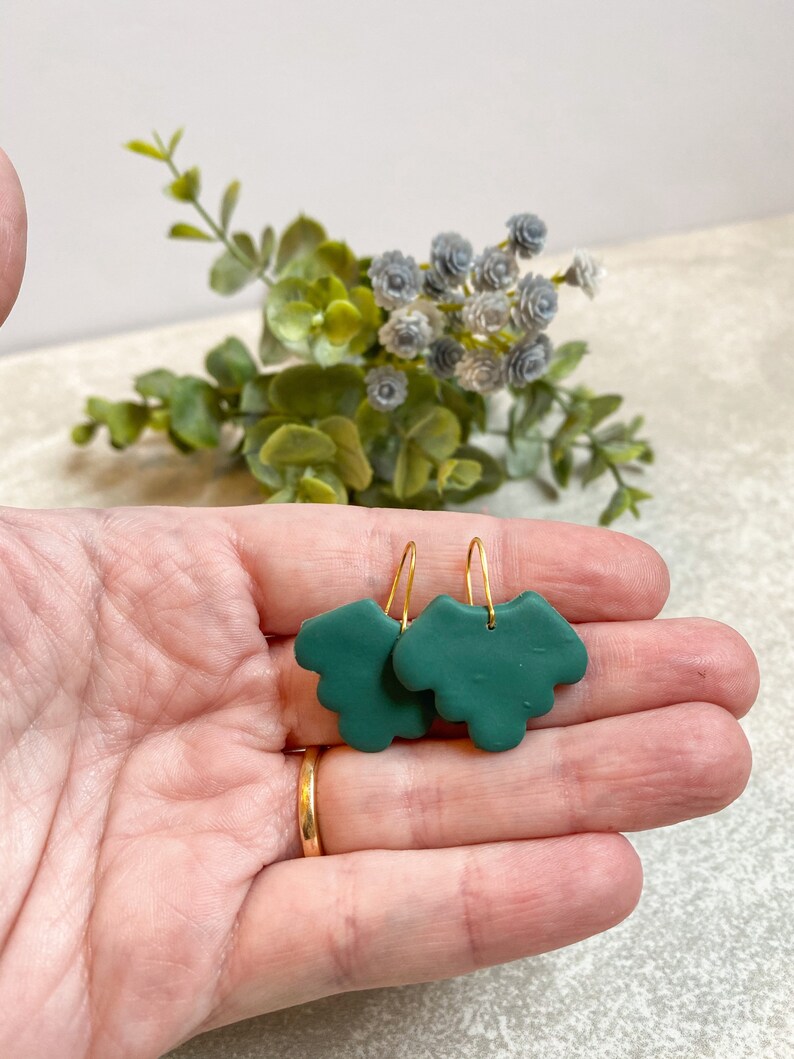 statement earring nickel free Polymer clay earring handmade lightweight