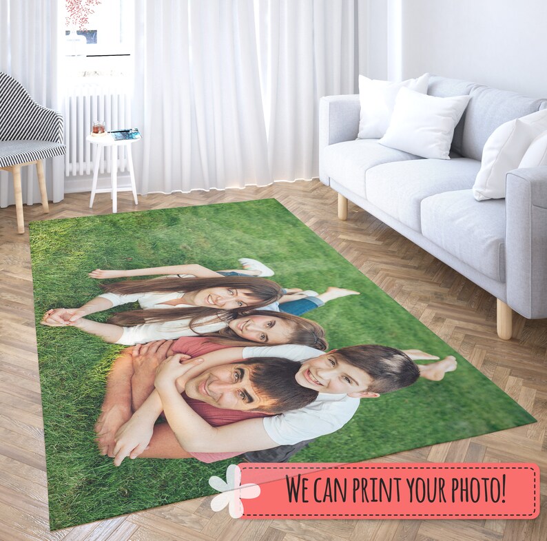 Custom Carpet, Photo Print Carpet, Personalised Special Day Gift, Mothers Day Gift, Gift for Family, Gifts for Her, Gifts for Him 