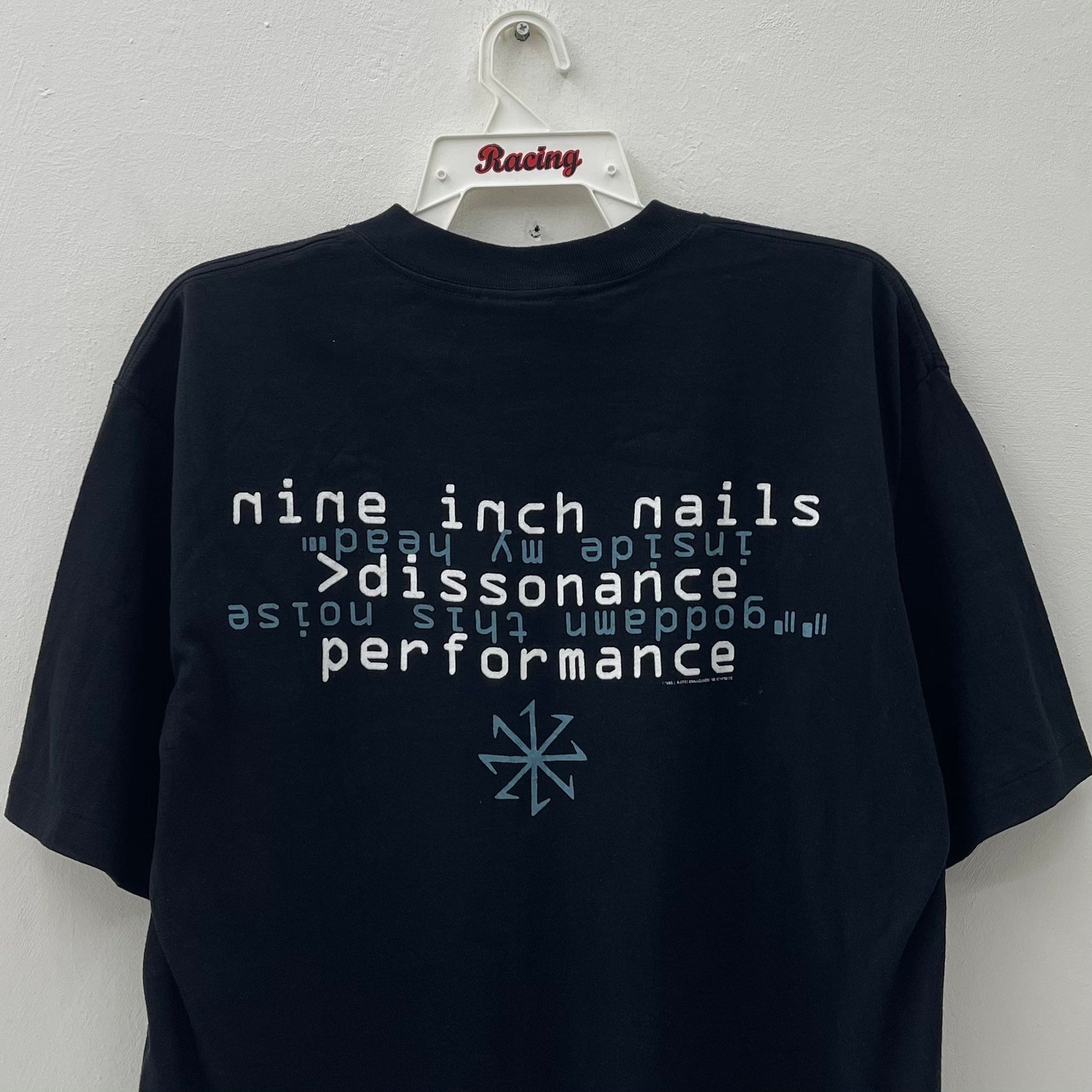 Nine Inch Nails Band Tee Vintage 90s TShirt Blur Suede Etsy