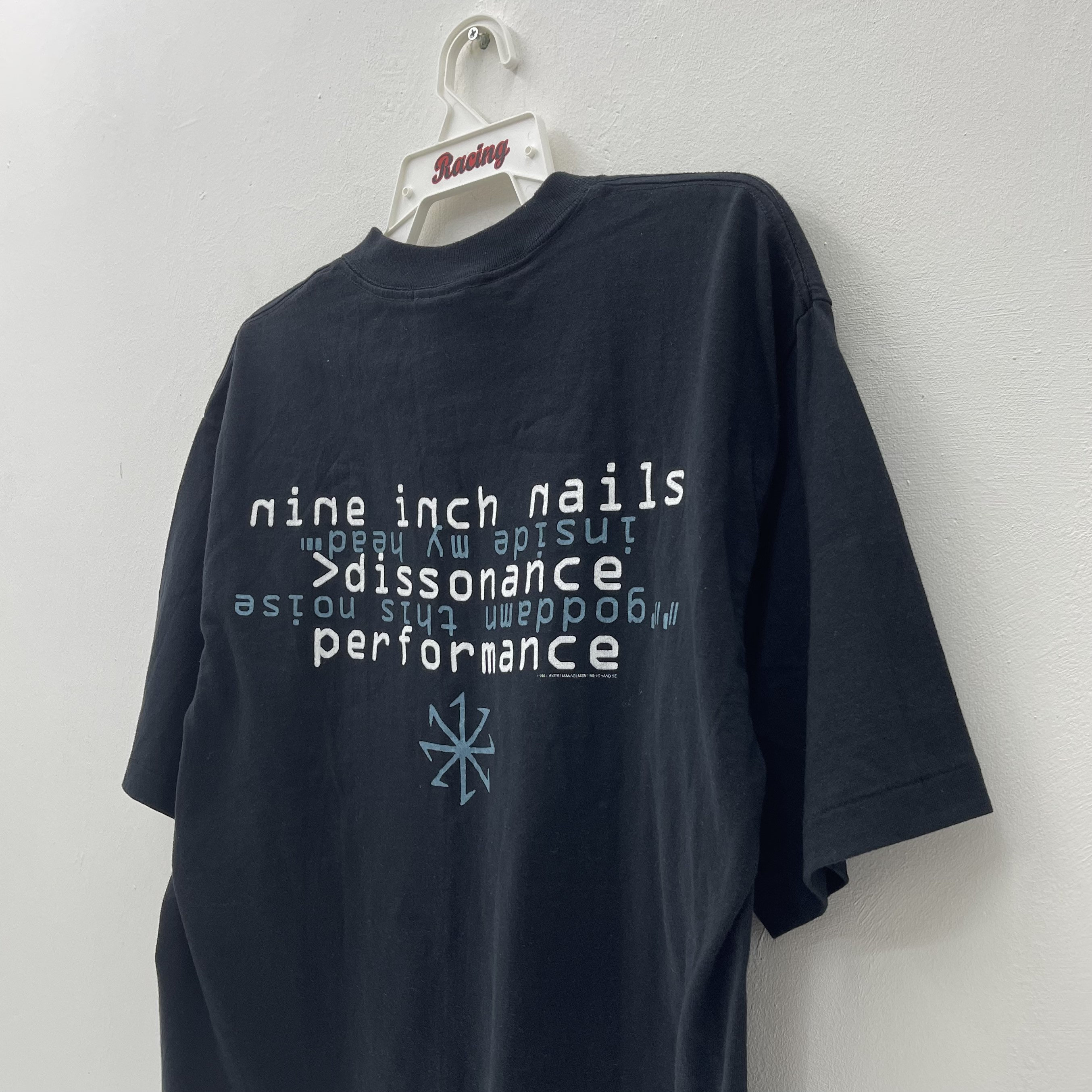 Nine Inch Nails Band Tee Vintage jaren 90 TShirt Blur Suede Etsy