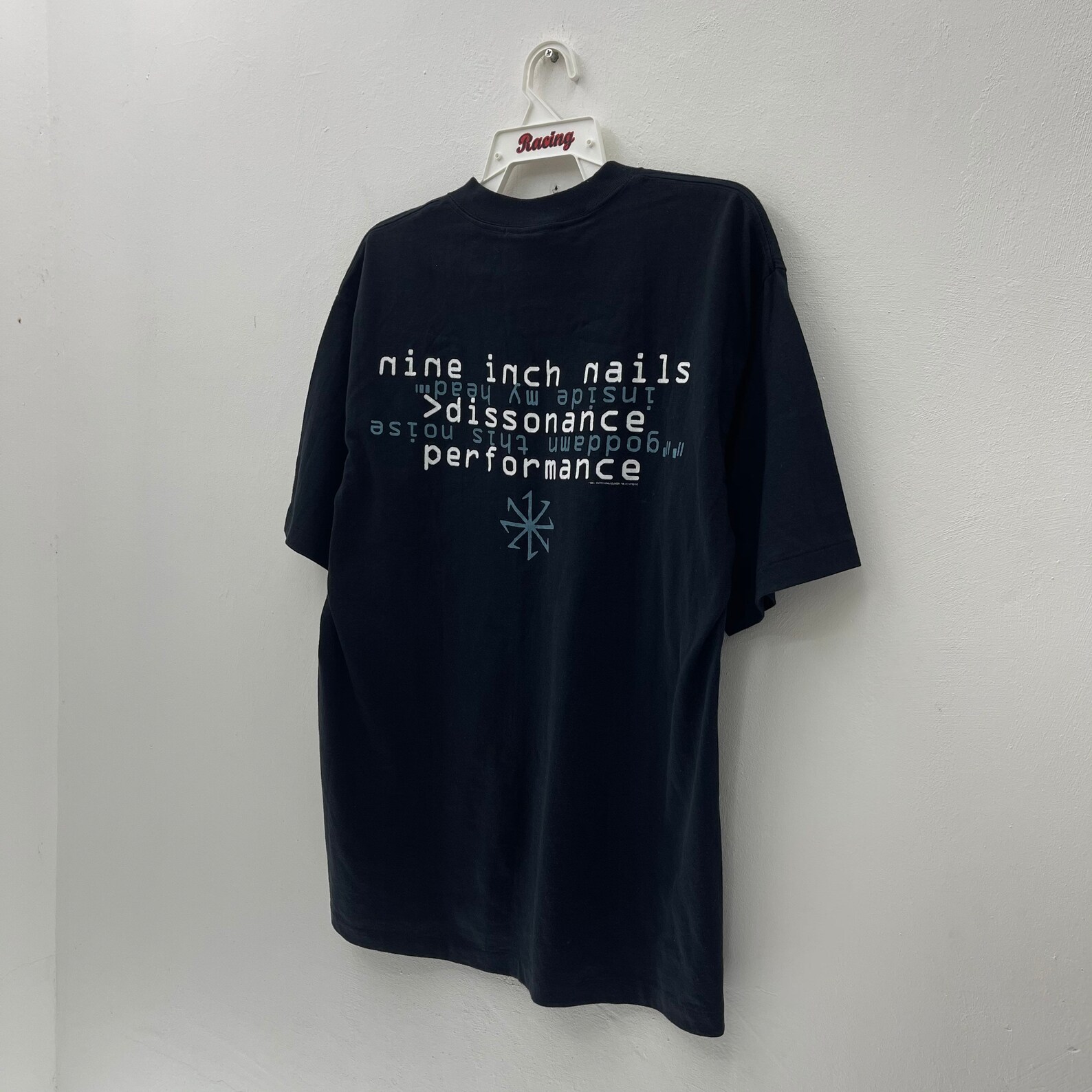 Nine Inch Nails Band Tee Vintage 90s TShirt Blur Suede Etsy