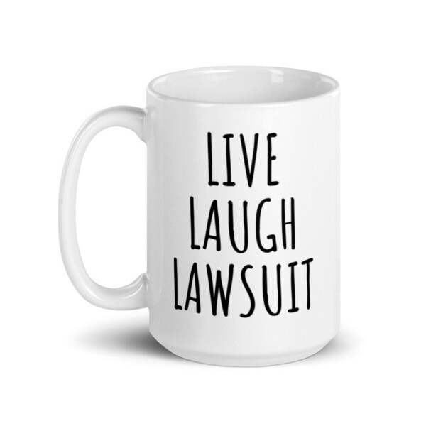 Live Lach Rechtszaak Mok, Grappige Advocaat Mok, Trending Mug, Grappig Cadeau Voor Vriend, Cadeau Voor Advocaat, Cadeau Voor Rechten Student