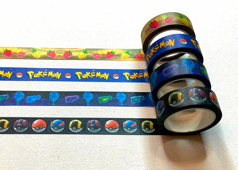 Pokémon Go custom washi tape Etsy