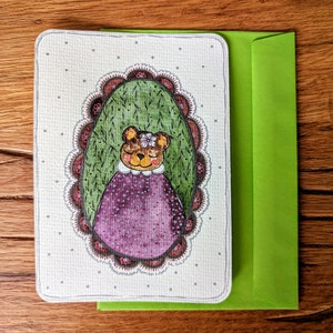 postale peinte à la main d'ours en peluche de Zazzle.be Liste d'envies Vous avez des idées ? Décorations brillantes, fond de feuilles, cadre décoratif | Parfait pour les occasions spéciales