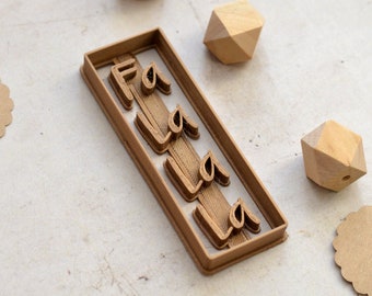 Cookie cutter Christmas Falalala - Cookie cutter Christmas carol. Christmas cookies. Christmas cookie cutter. Christmas cookie cutter.
