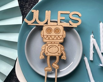 Robot Cake Topper Etsy Robot Cake Topper Etsy
