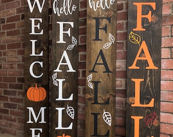 Fall Porch Sign, Happy Fall Y’all Sign, Fall Decor, Home Decor, Welcome Fall Sign for Front Door of Home, Front Door Sign, Outdoor Decor