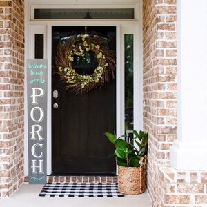 Welcome Sign, Welcome Sign for Front Porch, Porch Sign, Wooden Sign Front Door Decor, Outdoor Decor, Porch Decor, Housewarming Gift, Wedding