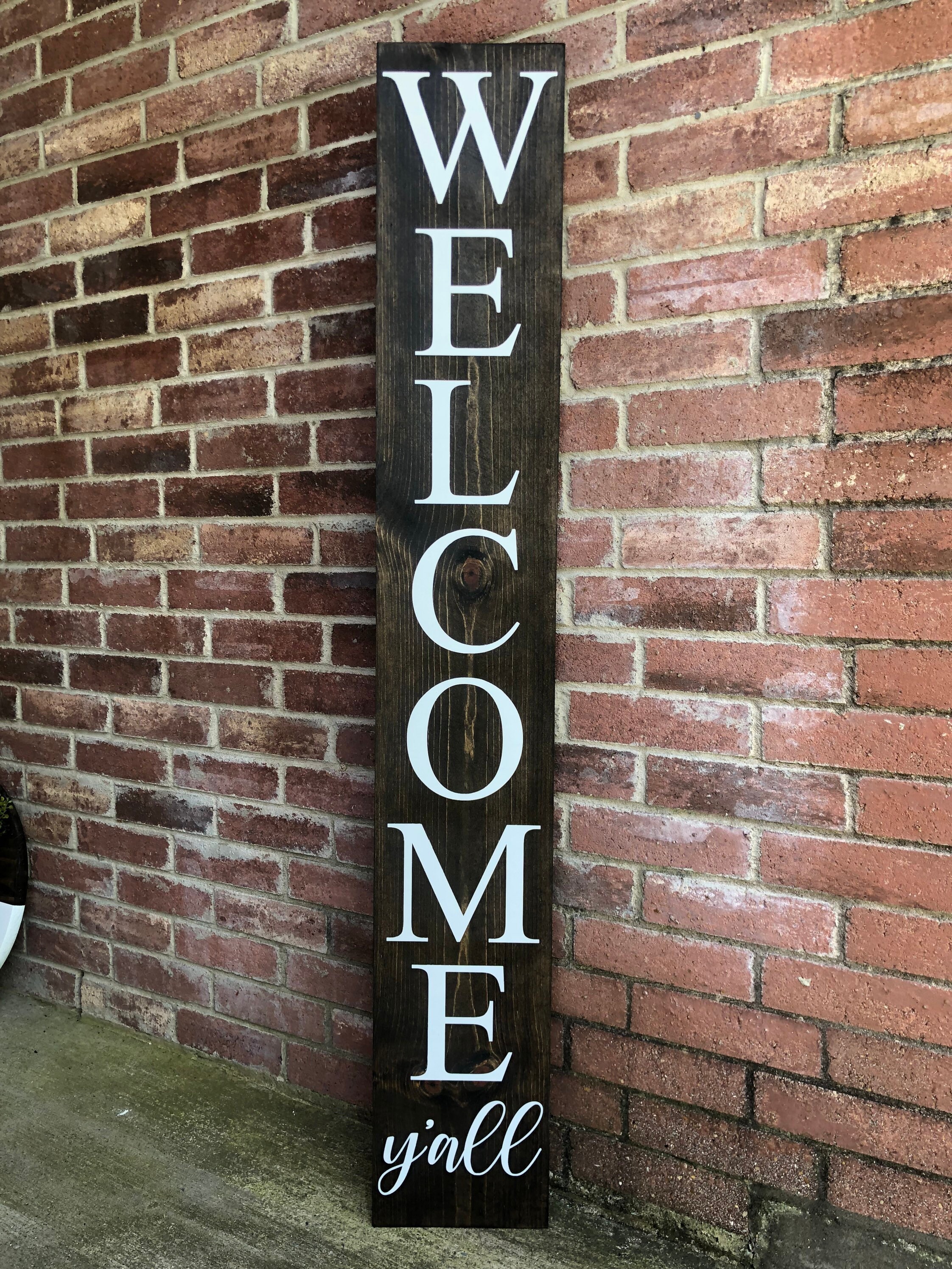 Welcome Y’all Front Door Welcome Sign, Porch Housewarming Gift