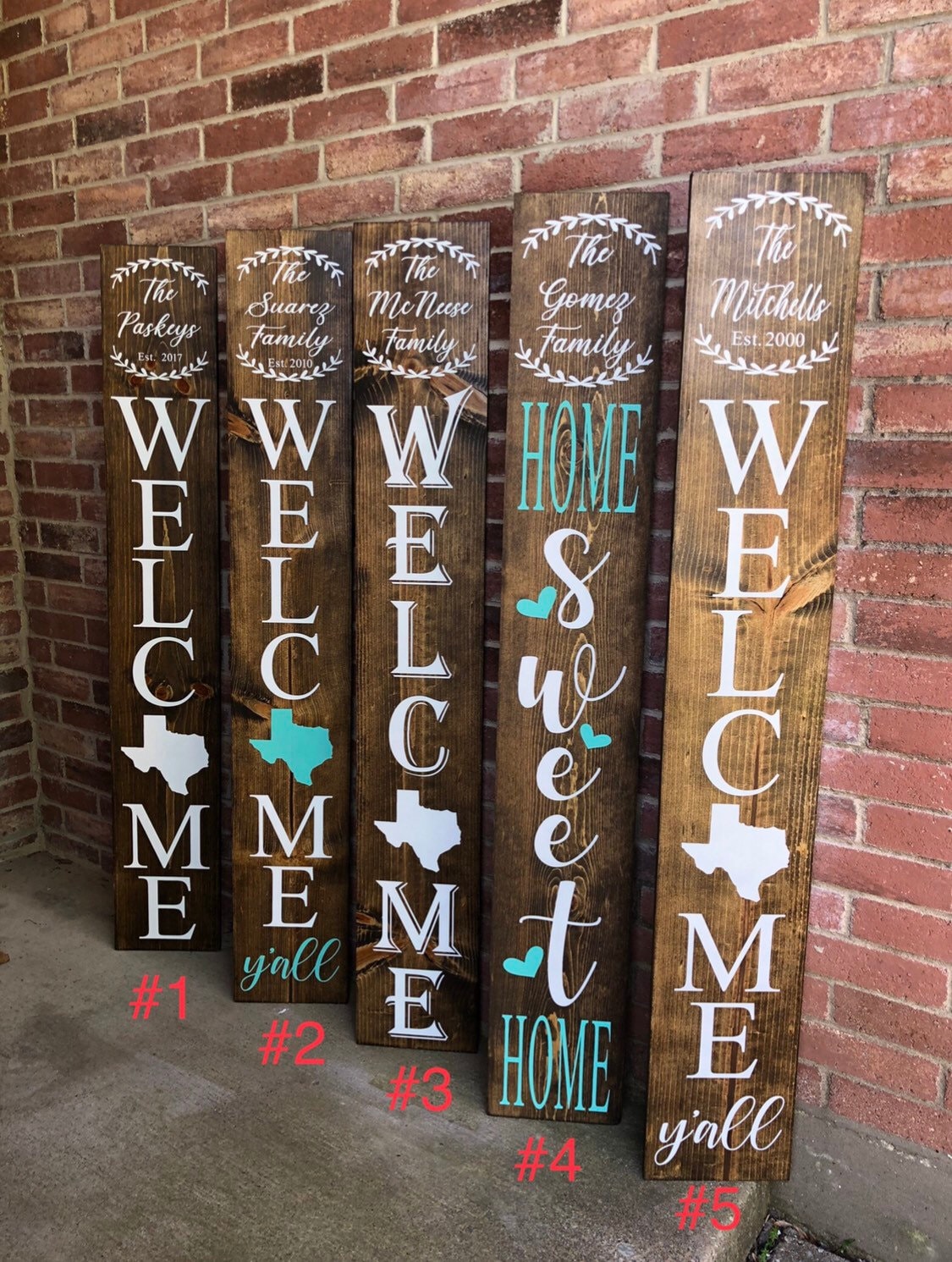 Welcome Sign for Front Porch, Home Sweet Home Sign, Outdoor Decor, Front Door Sign, Porch Decor, Porch Sign, Housewarming Gift, Wedding Gift