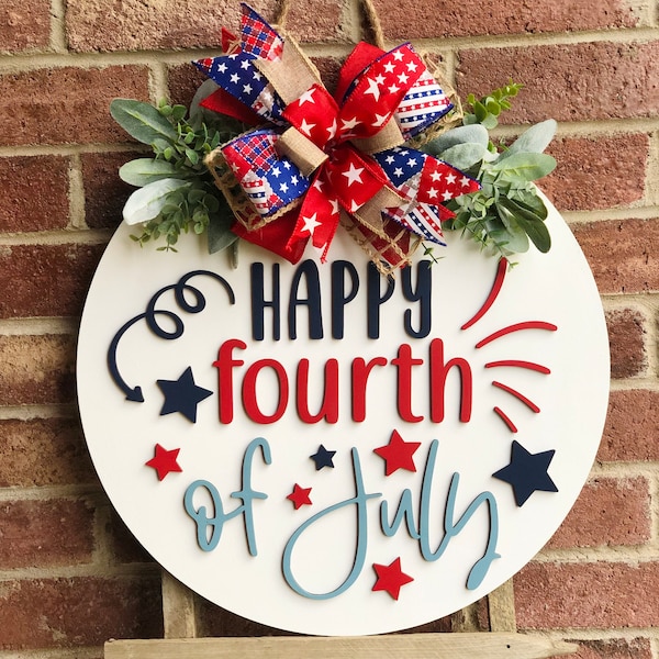 4th of July Door Decor - Etsy