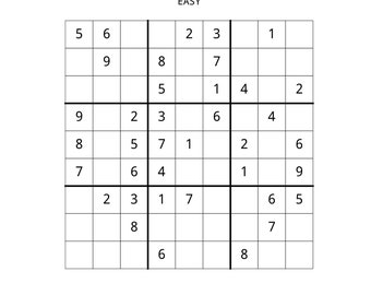 medium hard sudoku etsy canada