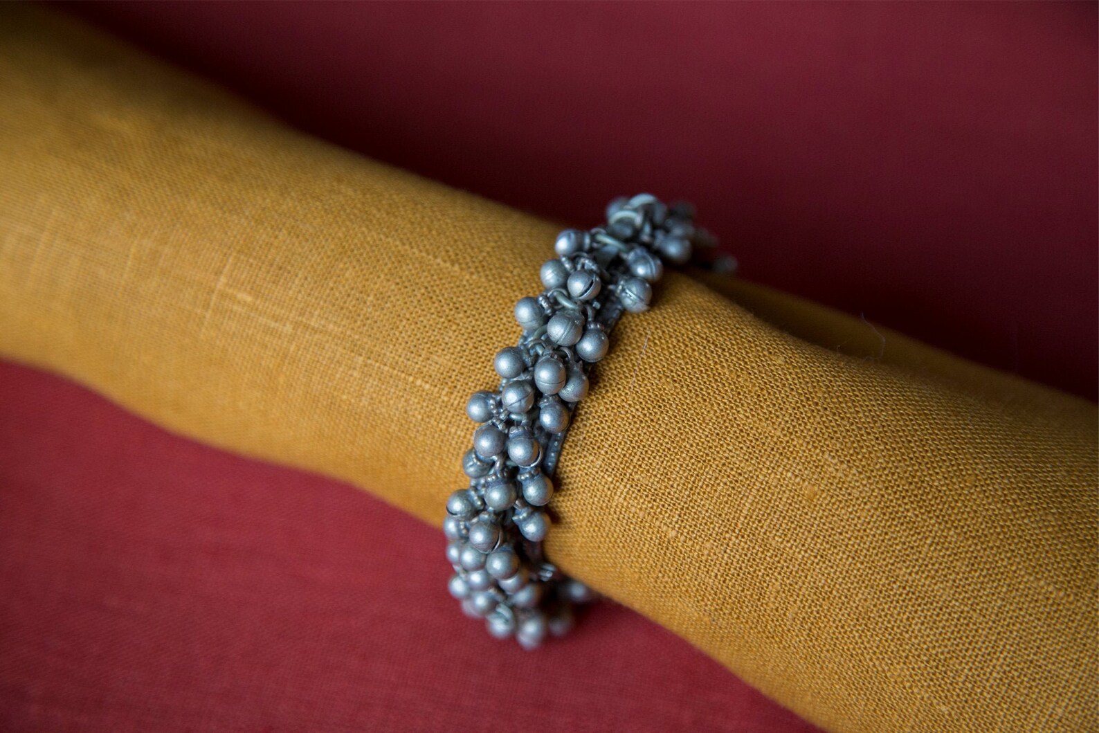 Old Pakistani Bracelet with Numerous Small Bells Metal Etsy