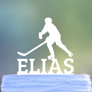 Hockey Cake Topper, Eishockey Kuchendeko, Eishockey Tortendeko, Eishockey Deko, Hockey Deko, Eishockey Dekoration, Hockey Kuchendeko