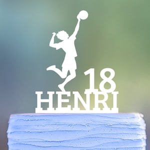Volleyball cake topper, Volleyball cake decorations, Sport cake topper, Sport cake decoration, Volleyball topper, Sport topper birthday