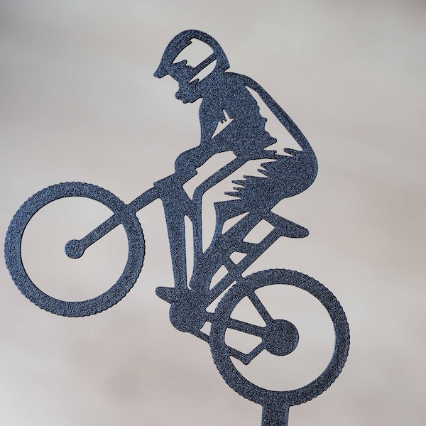 Mountainbike Tortendeko, MTB Topper, BMX Tortendeko, Bicycle Cake Topper, ATB Cake Topper, Fahrrad Tortendeko, Dekoration, Tortenstecker