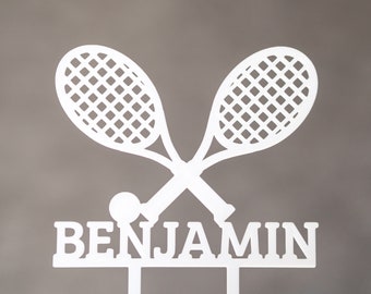 Tennis Cake Topper Etsy