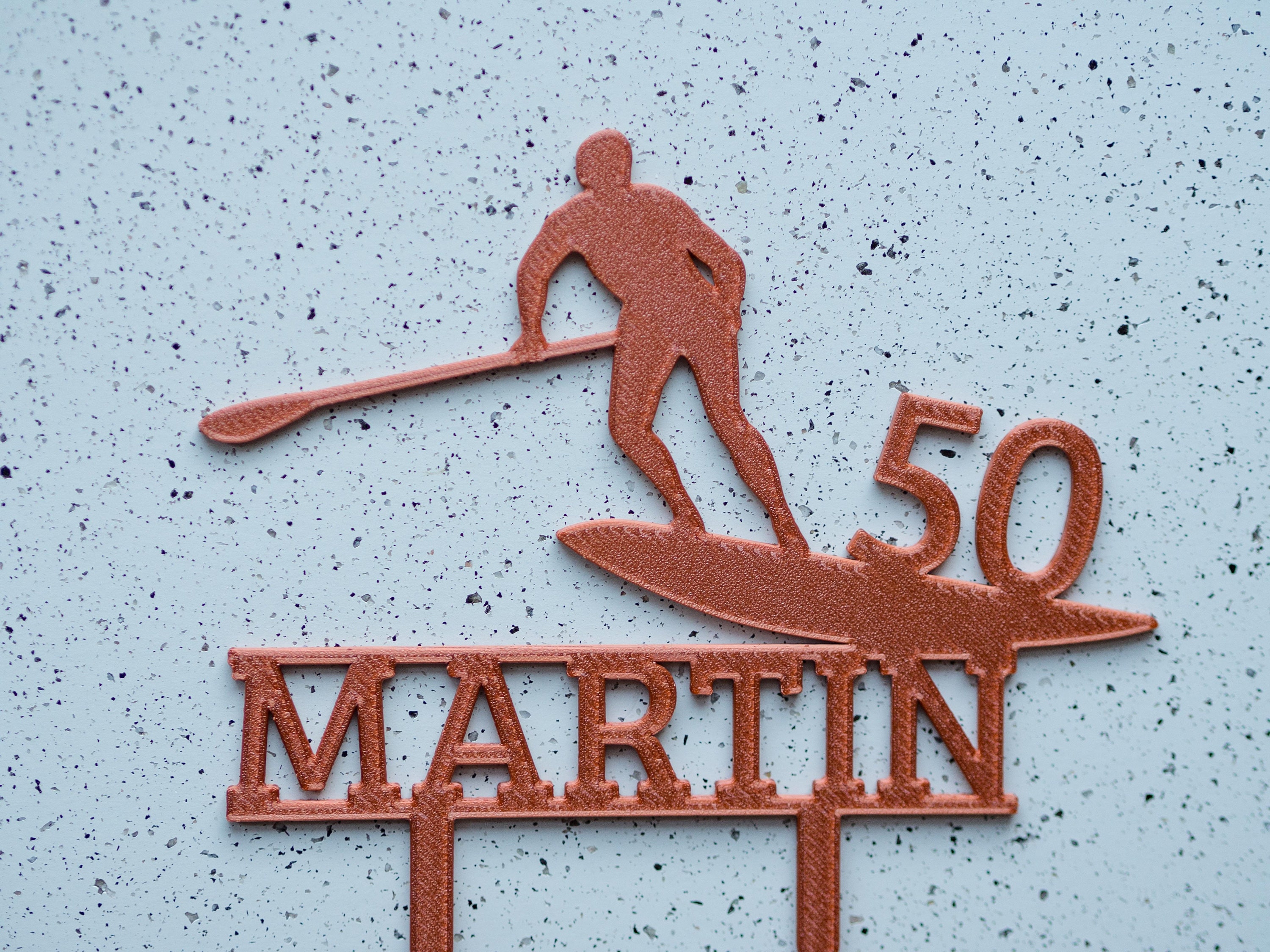 Paddle Board Cake Topper Paddling Cake Decorations Male Etsy UK