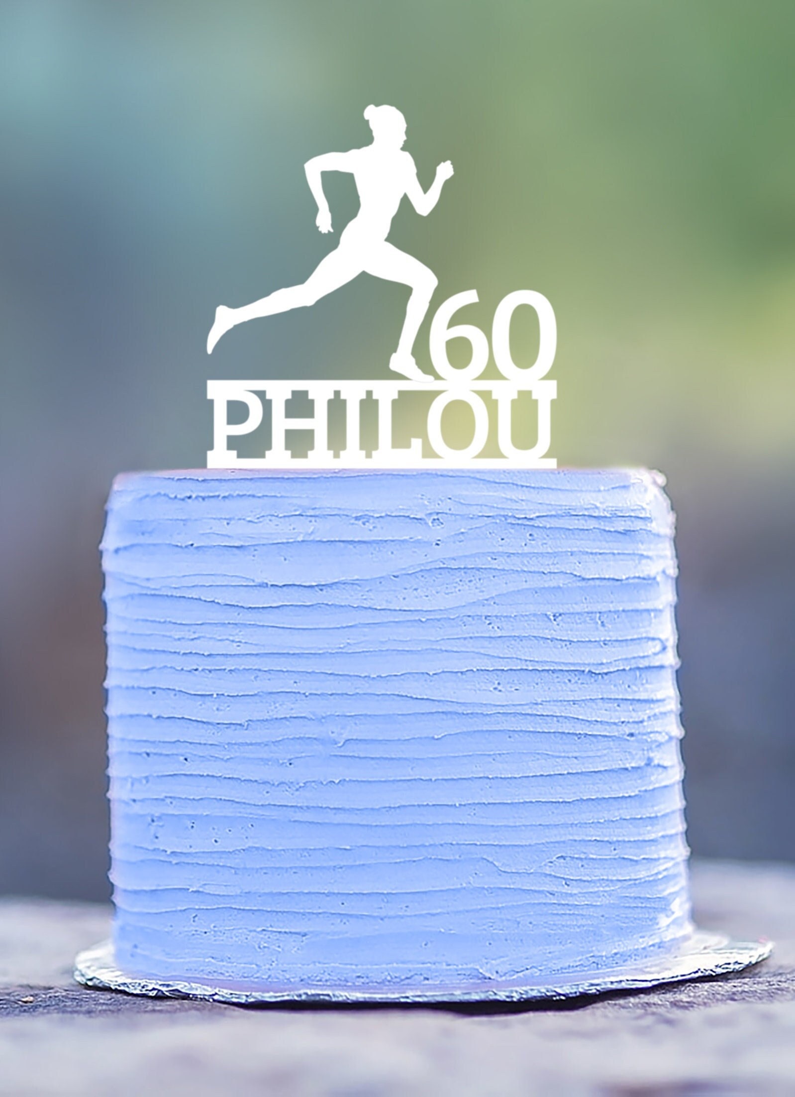 Runner Cake Topper Birthday,personalized Running Cake Topper  Birthday,custom Marathon Runner Athlete Birthday Cake Topper With Name,b312  