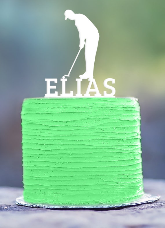 Cake topper creator - Golf themed cake for 50th birthday celebrations ,  made with chocolate sponge 🎂🍫🎂🍫🎂⛳ | Facebook